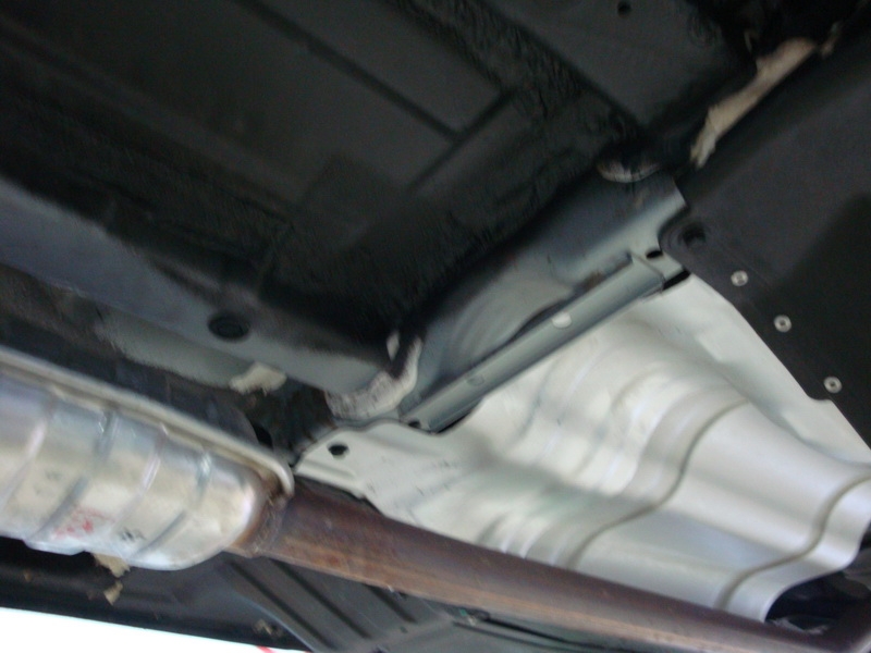 Участки без покрытия на днище