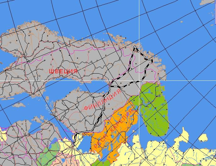 карта на Фьорды