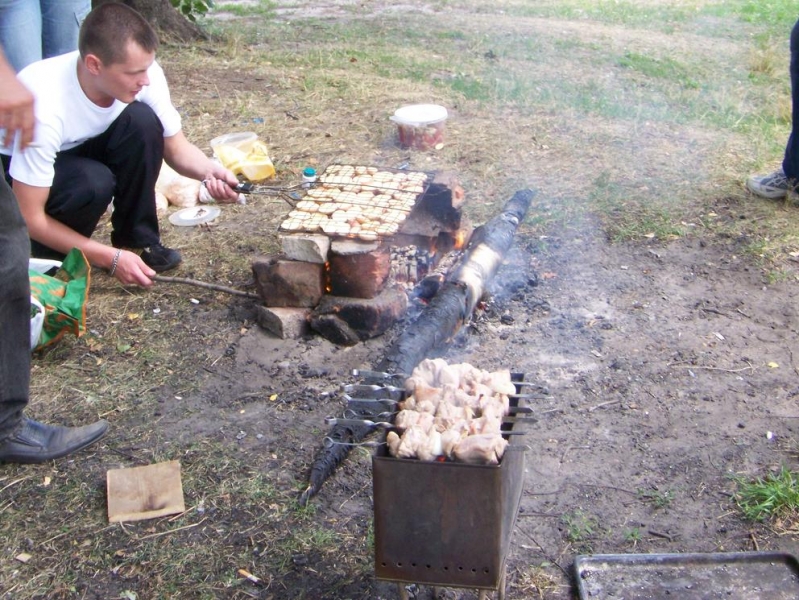 Приготовление шашлыков