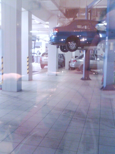 В ремзоне цивильно