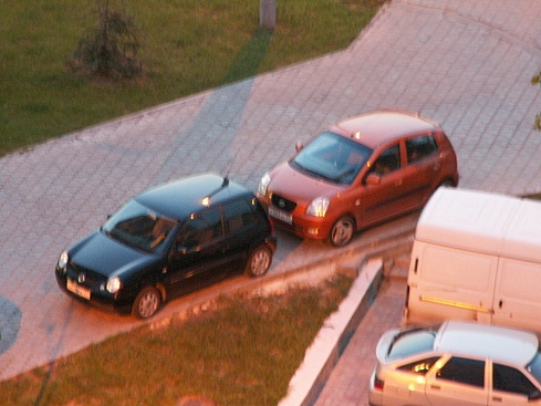 Автопарк на ночевке