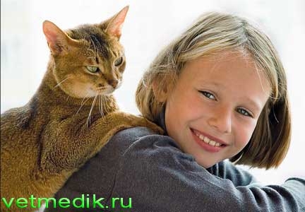 Девочка с кошкой