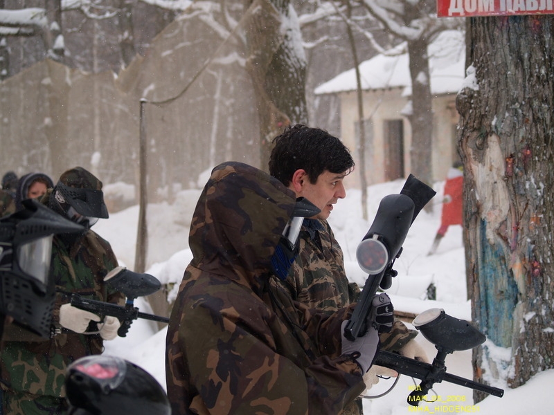 Пейнтбол на масленницу