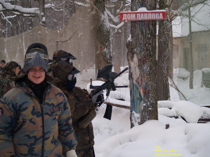 Пейнтбол на масленницу