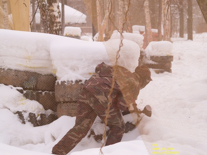 Пейнтбол на масленницу