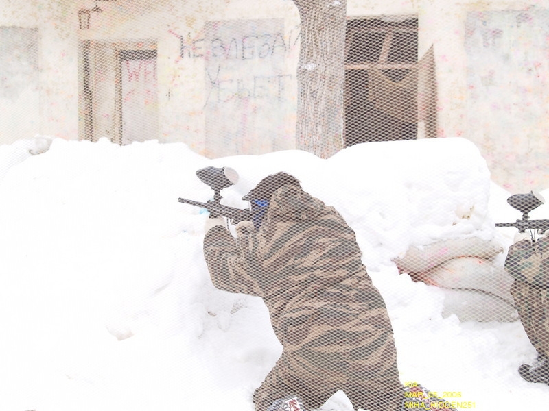 Пейнтбол на масленницу