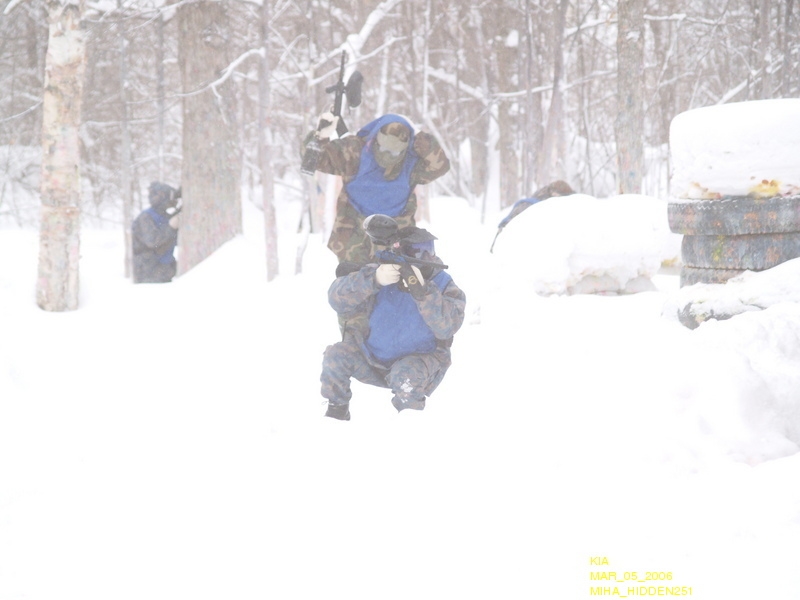 Пейнтбол на масленницу