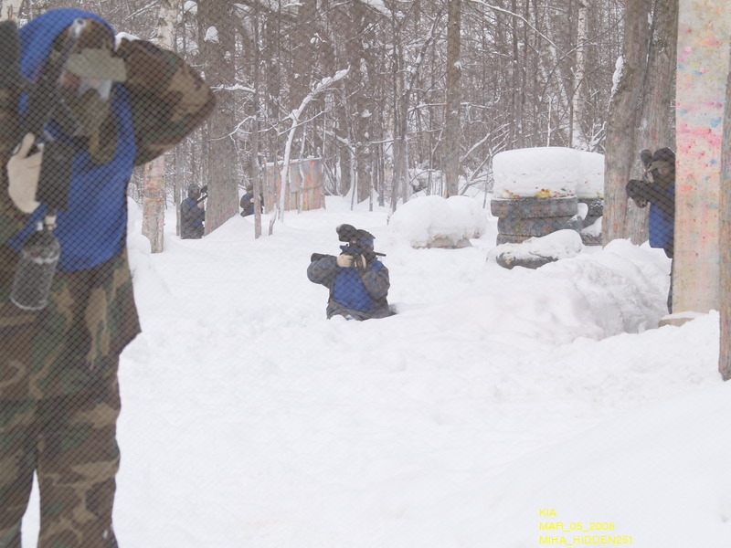 Пейнтбол на масленницу