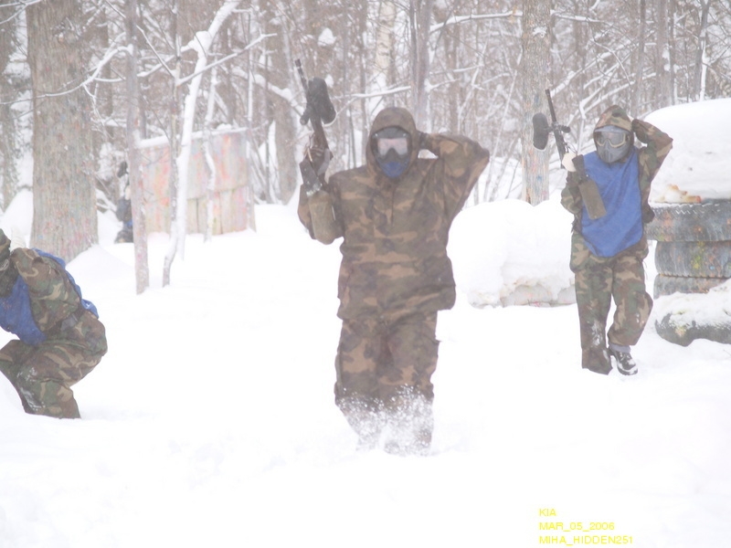 Пейнтбол на масленницу