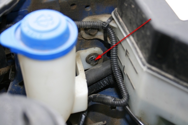 Установка датчика омывайки