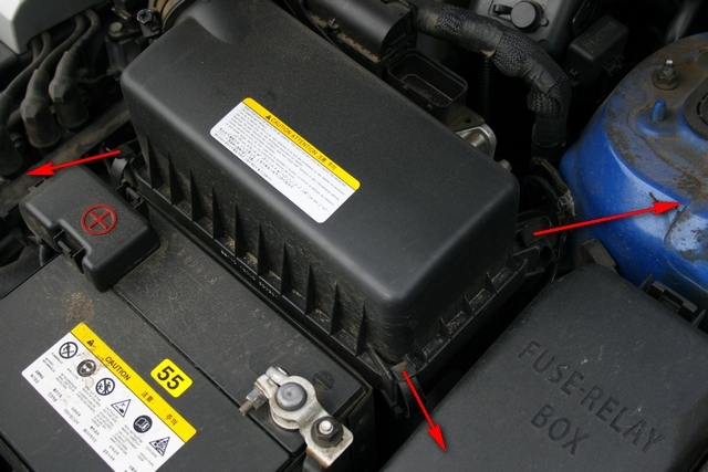 Замена воздушных фильтров