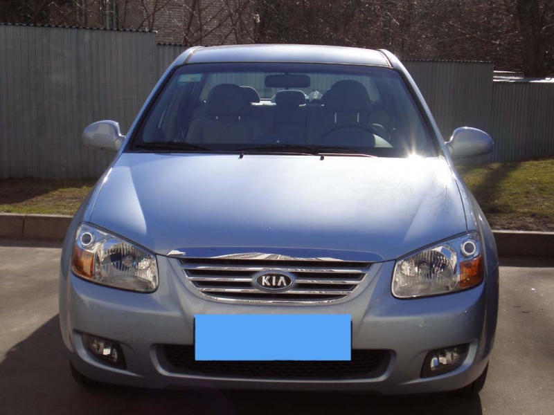 Машинка цвета "голубой лёд"