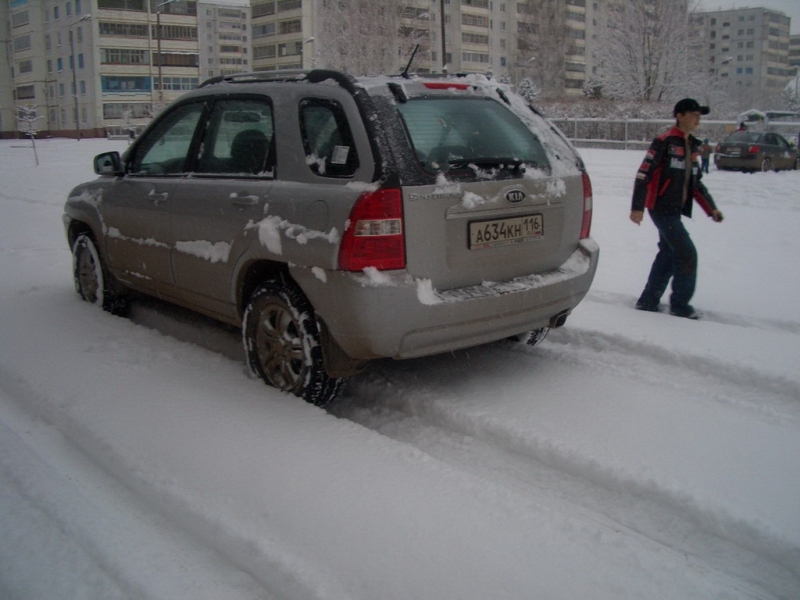 Снег не проблема для Спортажа