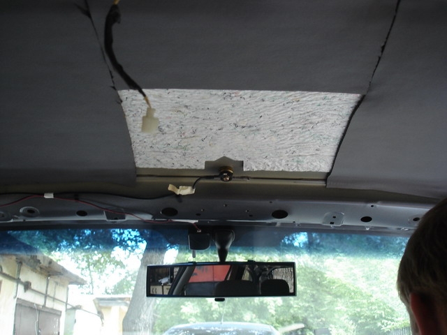 снятие потолка и проклейка тепло-шумоизоляцией