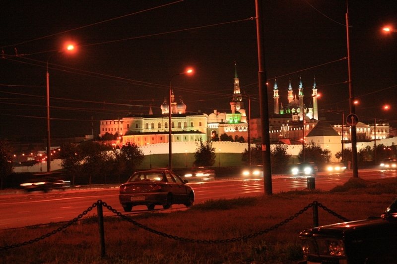 ночной кремль