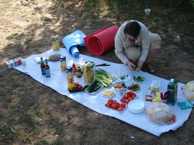 а вот и закуска ...