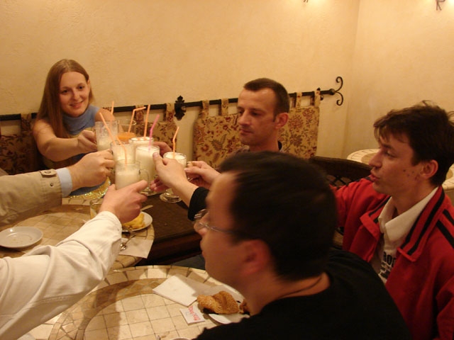 И еще раз..."за встречу"!