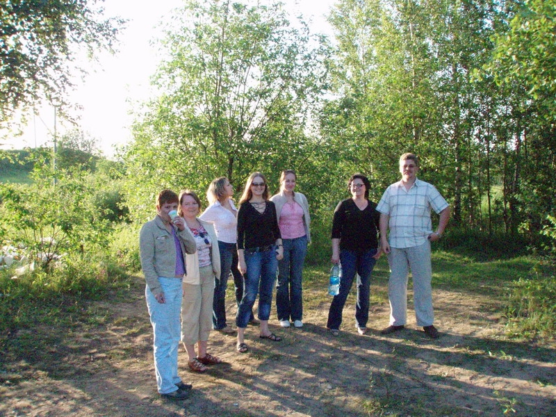 Построение перед отъездом