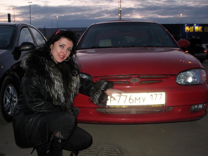 первая, кто ехала с встречи с ником