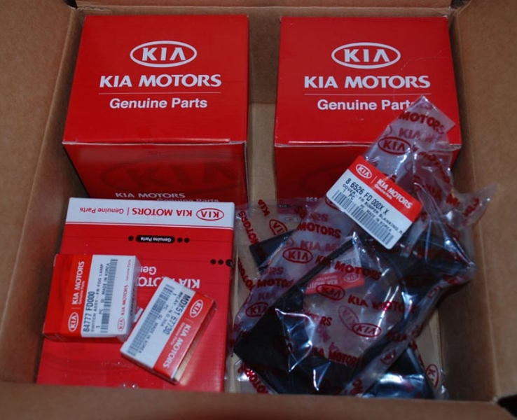 комплект для установки ПТФ на Rio 2 из Exist.ru