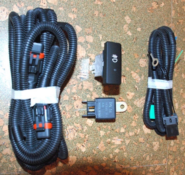 комплект для установки ПТФ на Rio 2 из Exist.ru