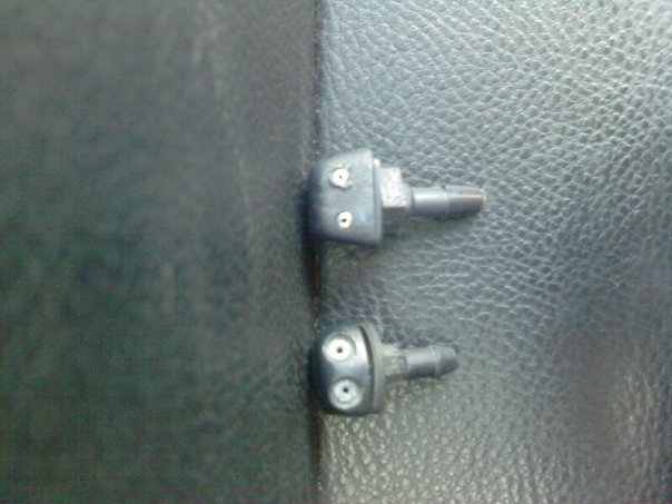 Старая и новая форсунка