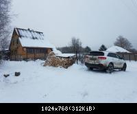 зима деревня