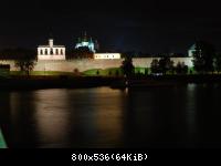 Вид на ночной Кремль с Торговой стороны 1